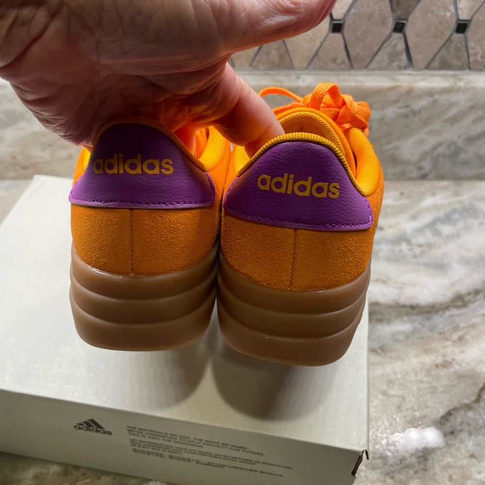 Adidas VL Court Bold Sneakers Sz 6.5 NWT - Picture 4 of 6